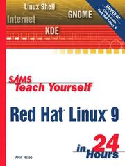 Cover of: Sams Teach Yourself Red Hat Linux 9 in 24 Hours