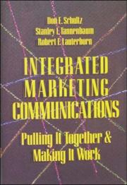 Cover of: Integrated marketing communications