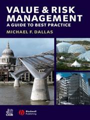 Cover of: Value and Risk Management by Michael Dallas