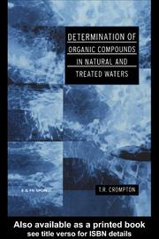 Cover of: Determination of Organic Compounds in Natural and Treated Waters