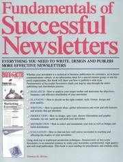 Cover of: Fundamentals of successful newsletters: everything you need to write, design, and publish more effective newsletters