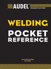 Cover of: Audel Welding Pocket Reference