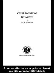 Cover of: From Vienna to Versailles by L. C. B. Seaman