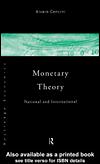 Cover of: Monetary Theory by Alvaro Cencini