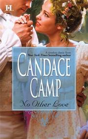 Cover of: No Other Love by Candace Camp