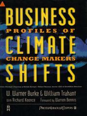 Cover of: Business Climate Shifts by W. Warner Burke, W. Warner Burke