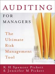 Cover of: Auditing for Managers