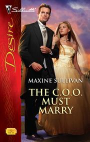 Cover of: The C.O.O. Must Marry