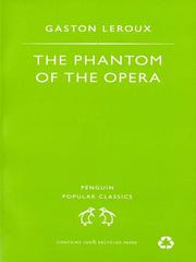 Cover of: The Phantom of the Opera by Gaston Leroux