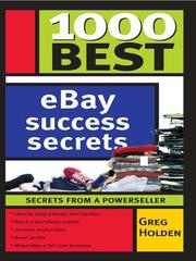 Cover of: 1000 Best eBay Success Secrets by Greg Holden