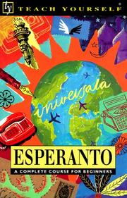 Cover of: Esperanto: A Complete Course for Beginners