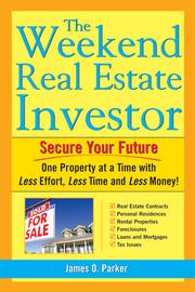 Cover of: Weekend Real Estate Investor