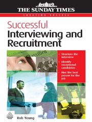 Cover of: Successful Interviewing and Recruitment by Rob Yeung