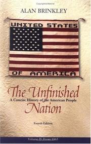 Cover of: The Unfinished Nation by Alan Brinkley