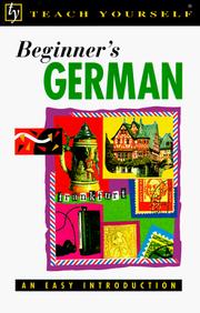 Cover of: Beginner's German by Rosi McNab