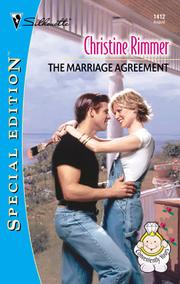 Cover of: The Marriage Agreement by Christine Rimmer