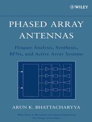 Cover of: Phased Array Antennas by Arun Bhattacharyya