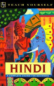 Cover of: Hindi (Teach Yourself) by Rupert Snell, Simon Weightman