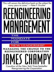 Cover of: Reengineering Management by James Champy