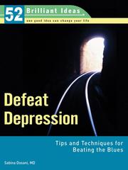 Cover of: Defeat Depression by Sabina Dosani