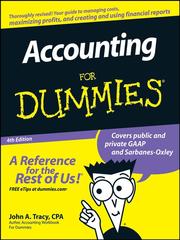 Cover of: Accounting For Dummies by John A. Tracy
