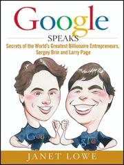 Cover of: Google Speaks by Janet Lowe