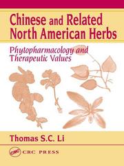 Cover of: Chinese and Related North American Herbs | Thomas S.C. Li