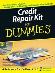 Cover of: Credit Repair Kit For Dummies by Steve Bucci
