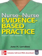 Cover of: Nurse to Nurse by June H. Larrabee