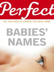 Cover of: Perfect Babies' Names