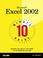 Cover of: 10 Minute Guide to Microsoft  Excel 2002