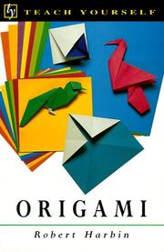 Cover of: Origami by Robert Harbin