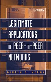 Cover of: Legitimate Applications of Peer-to-Peer Networks