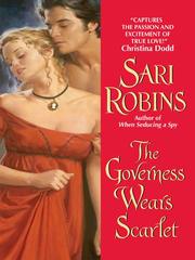 Cover of: The Governess Wears Scarlet by Sari Robins