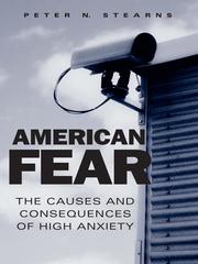 Cover of: American Fear by Peter N. Stearns