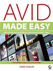 Cover of: Avid Made Easy by Jaime Fowler