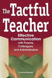 Cover of: The Tactful Teacher