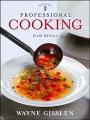 Cover of: Professional Cooking, College Version by Wayne Gisslen