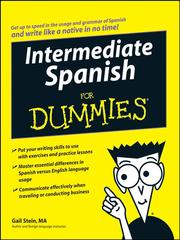 Cover of: Intermediate Spanish For Dummies by Gail Stein