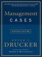 Cover of: Management Cases by Peter F. Drucker, Peter F. Drucker