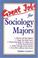 Cover of: Great jobs for sociology majors