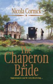 Cover of: The Chaperon Bride by Nicola Cornick, Nicola Cornick