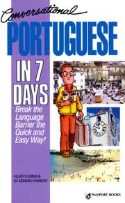 Cover of: Conversational Portuguese in Seven Days