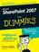 Cover of: Microsoft SharePoint 2007 For Dummies