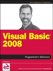 Cover of: Visual Basic® 2008 Programmer's Reference by Rod Stephens, Rod Stephens