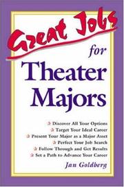 Cover of: Great jobs for theater majors | Jan Goldberg