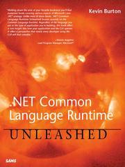 Cover of: .NET Common Language Runtime Unleashed