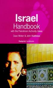 Cover of: Israel Handbook: With the Palestinian Authority Areas (Footprint Israel Handbook)