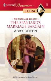 Cover of: The Spaniard's Marriage Bargain