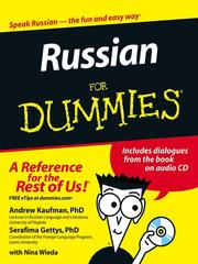 Cover of: Russian For Dummies by Andrew Kaufman, Andrew Kaufman